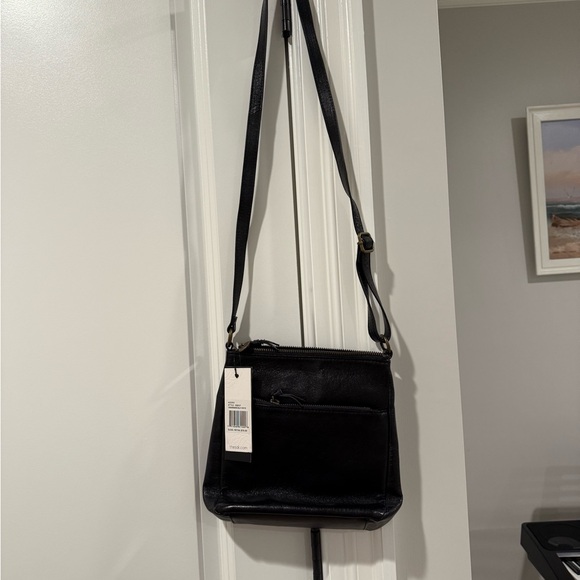 The Sak Black Leather Crossbody Bag - Picture 3 of 5